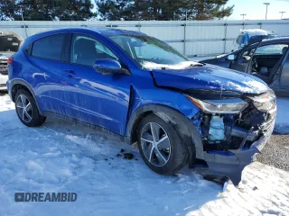 2022 Honda HR-V EX-L with VIN 3CZRU6H77NM728297, listed as a Copart auction lot 88341305 with 50,718 mi miles and Salvage Title. Bid and sale history available at carsss.com. Image 4.