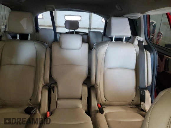 2023 Honda Odyssey EX-L with VIN 5FNRL6H6XPB025574, listed as a Copart auction lot 48046215 with 46,865 mi miles and Salvage Title. Bid and sale history available at carsss.com. Image 10.