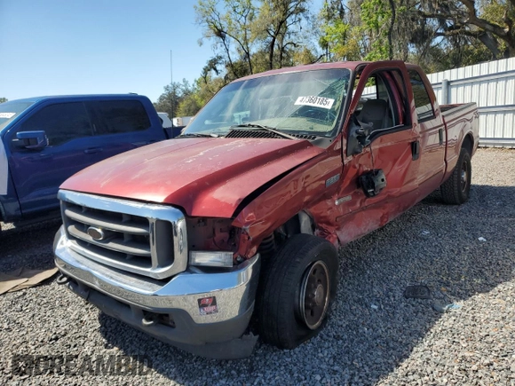 2003 Ford Super Duty F-250 XL with VIN 1FTNW20PX3EB63548, listed as a Copart auction lot 47360185 with 231,403 mi miles and Salvage Title. Bid and sale history available at carsss.com. Image 1.
