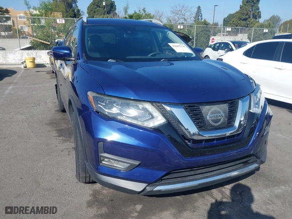 2017 Nissan Rogue SL with VIN 5N1AT2MV8HC837663, listed as a IAAI auction lot 41665278 with 74,694 mi miles. Bid and sale history available at carsss.com. Image 1.