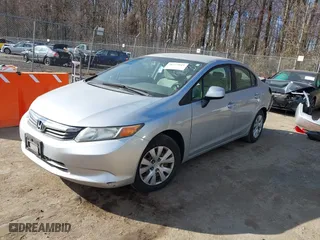 2012 Honda Civic Sdn LX with VIN 2HGFB2F51CH336146, listed as a IAAI auction lot 41752011 with 117,554 mi miles. Bid and sale history available at carsss.com. Image 17.