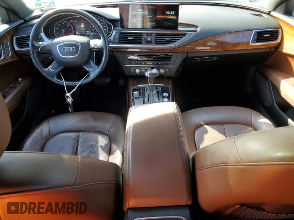 2013 Audi A7 Premium Plus with VIN WAUYGAFC6DN069576, listed as a Copart auction lot 54760455 with 110,943 mi miles and Salvage title. Bid and sale history available at DreamBid. Image 8.