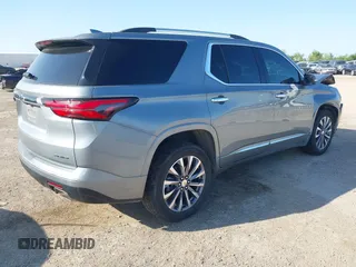 2023 Chevrolet Traverse Premier with VIN 1GNERKKW0PJ312419, listed as a IAAI auction lot 41941649 with 43,551 mi miles and . Bid and sale history available at DreamBid. Image 4.