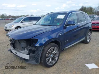 2017 BMW X3 xDrive35i with VIN 5UXWX7C57H0U40507, listed as a IAAI auction lot 41883501 with 72,738 mi miles and . Bid and sale history available at DreamBid. Image 2.
