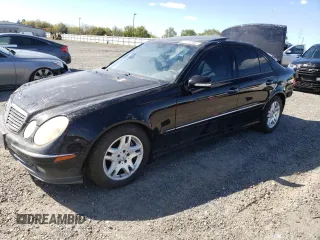 2007 Mercedes-Benz E-Class 3.5L with VIN WDBUF56X77B058668, listed as a Copart auction lot 51712205 with 91,363 mi miles and Salvage Title. Bid and sale history available at carsss.com. Image 1.