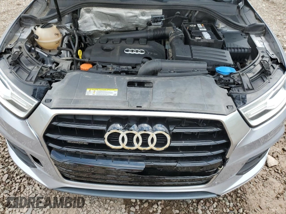 2016 Audi Q3 Premium Plus with VIN WA1EFCFS1GR016996, listed as a Copart auction lot 62118745 with 90,852 mi miles and Salvage title. Bid and sale history available at DreamBid. Image 12.