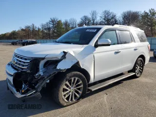 2018 Ford Expedition Limited with VIN 1FMJU2AT8JEA23555, listed as a Copart auction lot 51931575 with 215,159 mi miles and Salvage title. Bid and sale history available at DreamBid. Image 1.