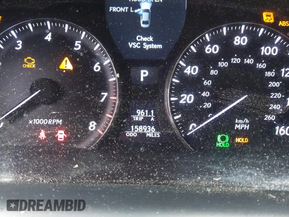 2007 Lexus LS 460 L with VIN JTHGL46F375017296, listed as a IAAI auction lot 42494641 with 158,936 mi miles and . Bid and sale history available at DreamBid. Image 15.