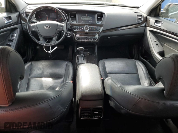 2014 Kia Cadenza Premium with VIN KNALN4D76E5133155, listed as a Copart auction lot 80719984 with 89,302 mi miles and Salvage Title. Bid and sale history available at carsss.com. Image 8.