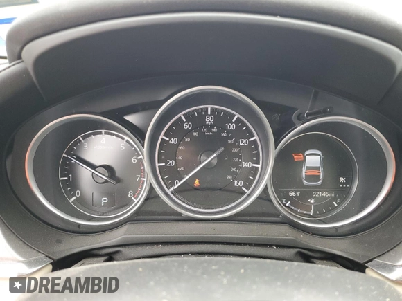 2018 Mazda Mazda6 Touring with VIN JM1GL1VM1J1324271, listed as a Copart auction lot 44379445 with 92,146 mi miles and Salvage Title. Bid and sale history available at carsss.com. Image 9.
