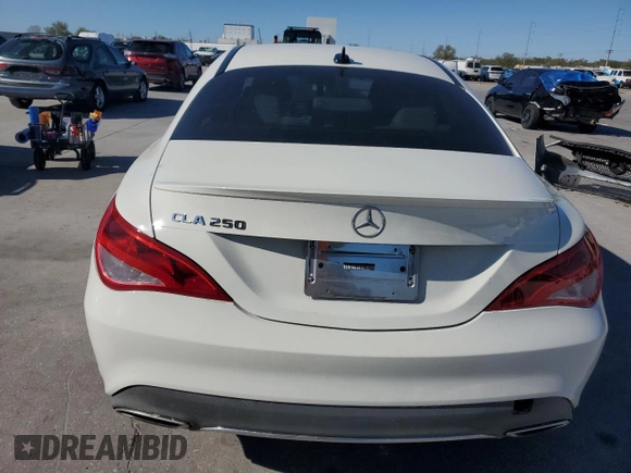 2018 Mercedes-Benz CLA 250 with VIN WDDSJ4EB2JN606210, listed as a Copart auction lot 49222975 with 96,774 mi miles and Salvage Title. Bid and sale history available at DreamBid. Image 6.