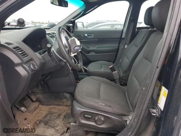 2015 Ford Police Interceptor Utility with VIN 1FM5K8AT3FGB41373, listed as a Copart auction lot 81367234 with 99,996 mi miles and Salvage Title. Bid and sale history available at carsss.com. Image 7.