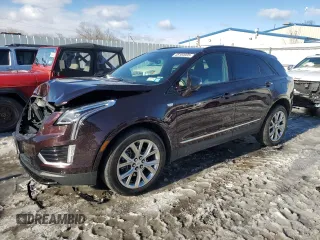 2021 Cadillac XT5 AWD Sport z VIN 1GYKNGRS7MZ115200, wystawiony jako Copart lot #45184935 z przebiegiem 40 408 mil mil oraz Szkoda całkowita • Salvage title. Historia ofert i sprzedaży dostępna na DreamBid. Obrazek 1.