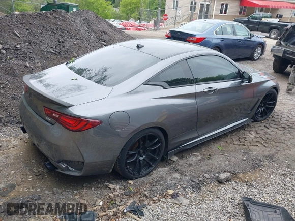 2017 Infiniti Q60 Premium with VIN JN1EV7EL8HM551707, listed as a IAAI auction lot 42340594 with 80,970 mi miles and . Bid and sale history available at DreamBid. Image 4.
