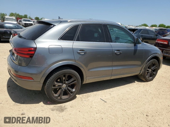2015 Audi Q3 Prestige with VIN WA1GFCFS2FR000393, listed as a Copart auction lot 52597105 with 118,141 mi miles and Clean title. Bid and sale history available at DreamBid. Image 3.