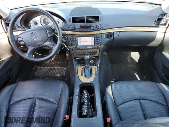 2007 Mercedes-Benz E-Class 3.5L with VIN WDBUF87X27X217583, listed as a Copart auction lot 46583005 with 131,765 mi miles and Salvage Title. Bid and sale history available at carsss.com. Image 8.