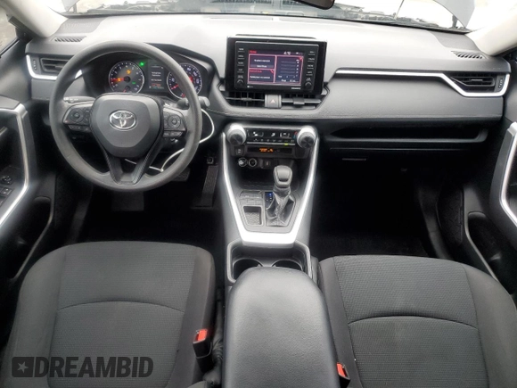 2021 Toyota RAV4 LE with VIN 2T3K1RFV6MW104779, listed as a Copart auction lot 49537905 with 45,461 mi miles and Salvage Title. Bid and sale history available at carsss.com. Image 8.