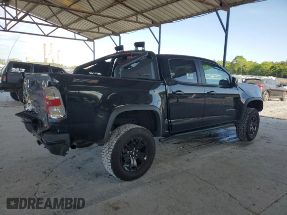 2021 Chevrolet Colorado 4WD ZR2 with VIN 1GCGTEEN2M1132149, listed as a Copart auction lot 53398045 with 62,266 mi miles and Salvage title. Bid and sale history available at DreamBid. Image 3.