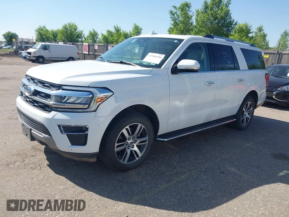 2023 Ford Expedition Max Limited with VIN 1FMJK2A84PEA55610, listed as a IAAI auction lot 42500550 with 48,006 mi miles and . Bid and sale history available at DreamBid. Image 18.