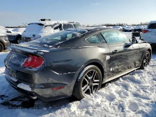 2020 Ford Mustang EcoBoost with VIN 1FA6P8TH6L5108044, listed as a Copart auction lot 43721055 with Not Provided miles and Salvage Title. Bid and sale history available at carsss.com. Image 3.