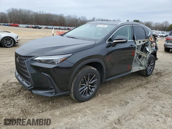 2022 Lexus NX with VIN 2T2AKCEZ6NC002870, listed as a Copart auction lot 43507585 with 24,383 mi miles and Salvage Title. Bid and sale history available at carsss.com. Image 1.