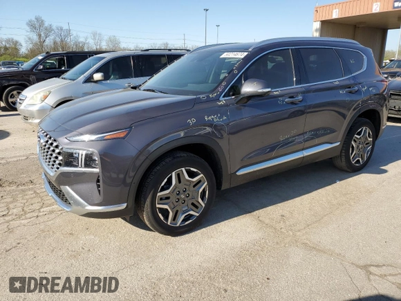 2022 Hyundai Santa Fe Hybrid Limited with VIN KM8S5DA13NU051657, listed as a Copart auction lot 50214674 with 31,831 mi miles. Bid and sale history available at carsss.com. Image 1.