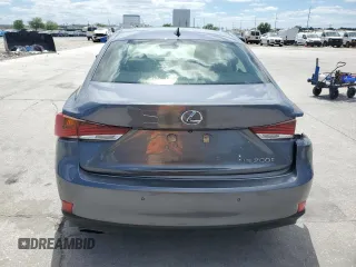 2017 Lexus IS with VIN JTHBA1D24H5048976, listed as a Copart auction lot 51112055 with 64,142 mi miles and Salvage Title. Bid and sale history available at carsss.com. Image 6.