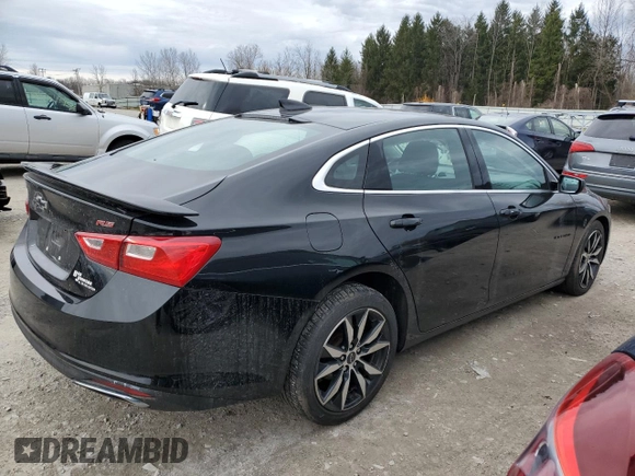 2020 Chevrolet Malibu RS with VIN 1G1ZG5ST5LF078646, listed as a Copart auction lot 51387275 with 33,956 mi miles and Salvage Title. Bid and sale history available at DreamBid. Image 3.