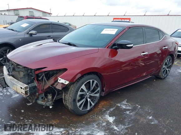 2017 Nissan Maxima Platinum z VIN 1N4AA6AP8HC442203, wystawiony jako IAAI lot #41619495 z przebiegiem 114 476 mil mil oraz . Historia ofert i sprzedaży dostępna na DreamBid. Obrazek 18.