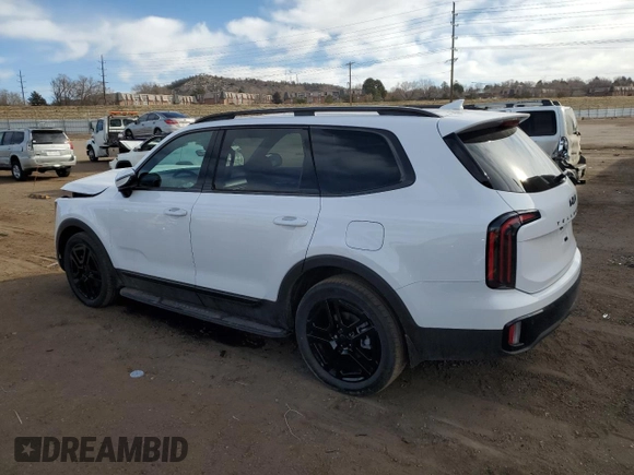 2025 Kia Telluride SX X-Line с VIN 5XYP5DGC6SG594579, выставлен на аукционе Copart как лот 48761095 с пробегом 466 миль миль и Списание • Salvage title. История ставок и продаж доступна на DreamBid. Изображение 2.