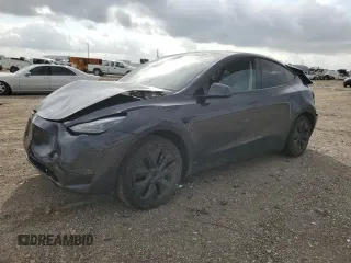 2024 Tesla Model Y с VIN 7SAYGDED4RA329638, выставлен на аукционе Copart как лот 54562525 с пробегом 8 606 миль миль и Списание • Salvage title. История ставок и продаж доступна на DreamBid. Изображение 1.