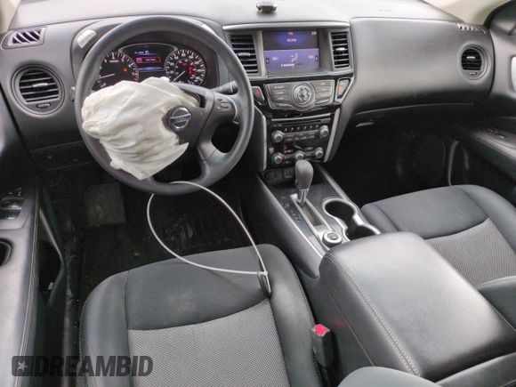 2018 Nissan Pathfinder S with VIN 5N1DR2MM4JC649716, listed as a Copart auction lot 63110105 with 69,966 mi miles and Salvage title. Bid and sale history available at DreamBid. Image 8.