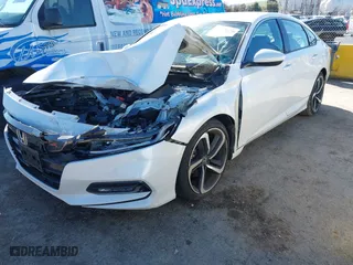 2018 Honda Accord Sedan Sport 1.5T with VIN 1HGCV1F30JA184598, listed as a IAAI auction lot 41819179 with 67,697 mi miles. Bid and sale history available at carsss.com. Image 17.