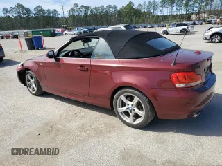 2013 BMW 1 Series 128i with VIN WBAUL7C51DVU08778, listed as a Copart auction lot 47246415 with 56,759 mi miles and Salvage Title. Bid and sale history available at carsss.com. Image 2.