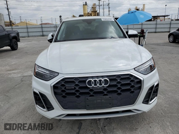 2023 Audi Q5 S line Premium Plus with VIN WA1EAAFY7P2147639, listed as a Copart auction lot 53052525 with 12,411 mi miles and Salvage title. Bid and sale history available at DreamBid. Image 5.