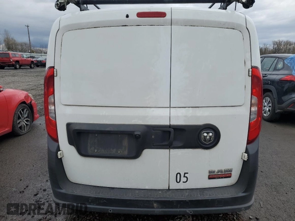 2017 Ram ProMaster City Cargo Tradesman with VIN ZFBERFAB0H6H29418, listed as a Copart auction lot 47784825 with 138,198 mi miles and Clean Title. Bid and sale history available at carsss.com. Image 6.