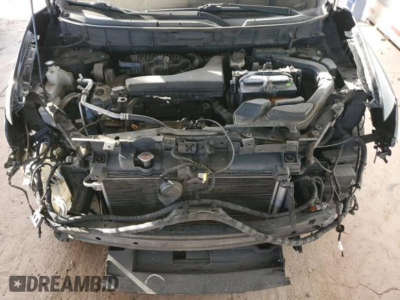 2017 Nissan Rogue SV with VIN KNMAT2MT5HP510648, listed as a Copart auction lot 44515485 with 163,016 mi miles and Salvage title. Bid and sale history available at DreamBid. Image 14.