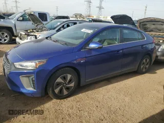 2019 Hyundai Ioniq SEL z VIN KMHC75LC9KU117854, wystawiony jako Copart lot #49612875 z przebiegiem 87 845 mil mil oraz Szkoda całkowita • Salvage title. Historia ofert i sprzedaży dostępna na DreamBid. Obrazek 1.