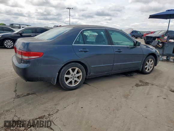 2003 Honda Accord EX z VIN 1HGCM66503A033734, wystawiony jako Copart lot #58805125 z przebiegiem 175 582 mil mil oraz Czysty tytuł • Clean title. Historia ofert i sprzedaży dostępna na DreamBid. Obrazek 3.