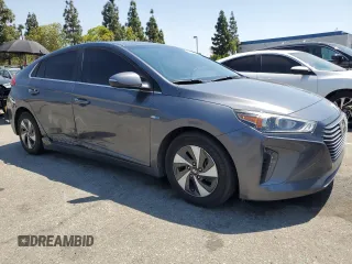 2017 Hyundai Ioniq SEL with VIN KMHC75LC5HU036729, listed as a Copart auction lot 58550855 with 183,866 mi miles and Salvage title. Bid and sale history available at DreamBid. Image 4.