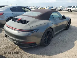 2022 Porsche 911 Carrera S with VIN WP0CB2A91NS245207, listed as a Copart auction lot 75093584 with 0 mi miles and Salvage Title. Bid and sale history available at carsss.com. Image 3.