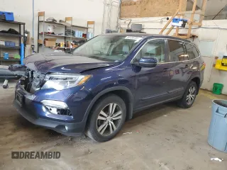 2017 Honda Pilot EX-L z VIN 5FNYF6H57HB099918, wystawiony jako Copart lot #59126155 z przebiegiem 148 651 mil mil oraz Szkoda całkowita • Salvage title. Historia ofert i sprzedaży dostępna na DreamBid. Obrazek 1.