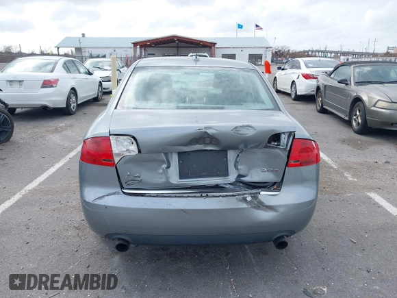 2006 Audi A4 2.0T with VIN WAUAF78E96A237386, listed as a IAAI auction lot 41464490 with 130,305 mi miles and . Bid and sale history available at DreamBid. Image 6.