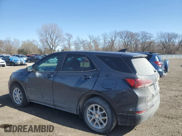 2022 Chevrolet Equinox LS z VIN 3GNAXSEV2NS179732, wystawiony jako Copart lot #51789685 z przebiegiem 108 789 mil mil oraz Szkoda całkowita • Salvage title. Historia ofert i sprzedaży dostępna na DreamBid. Obrazek 2.