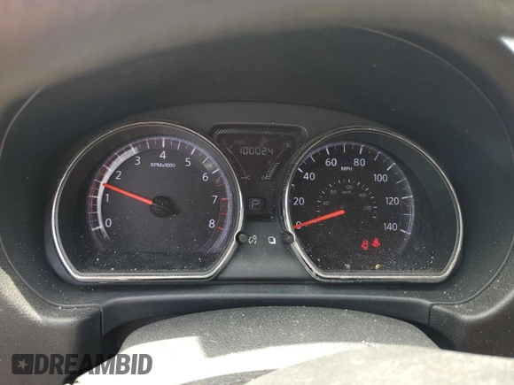 2016 Nissan Versa S with VIN 3N1CN7AP4GL869218, listed as a Copart auction lot 51063725 with 100,024 mi miles and Salvage Title. Bid and sale history available at carsss.com. Image 9.