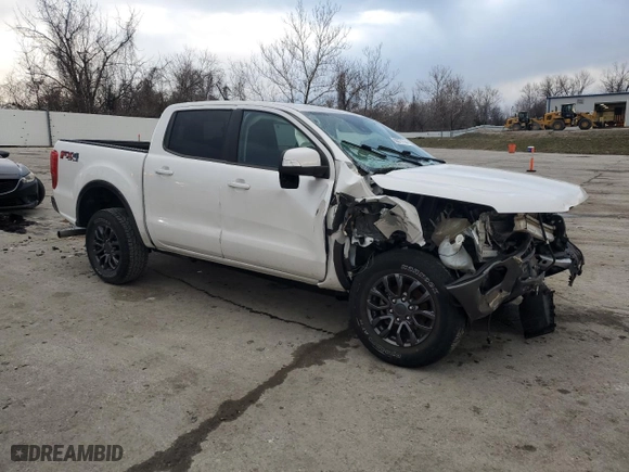 2019 Ford Ranger XL with VIN 1FTER4FHXKLA55413, listed as a Copart auction lot 86877714 with 43,836 mi miles and Salvage Title. Bid and sale history available at carsss.com. Image 4.