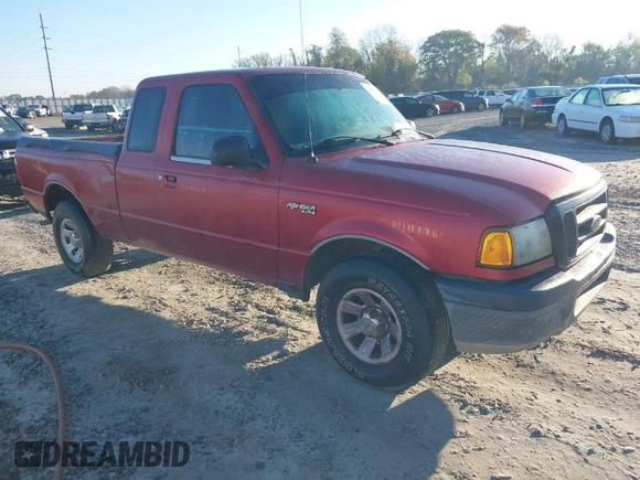 2005 Ford Ranger XL with VIN 1FTYR14U35PA95244, listed as a IAAI auction lot 41889757 with 215,817 mi miles. Bid and sale history available at carsss.com. Image 1.