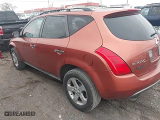 2005 Nissan Murano SL with VIN JN8AZ08W55W422938, listed as a IAAI auction lot 41760853 with 206,581 mi miles. Bid and sale history available at carsss.com. Image 3.