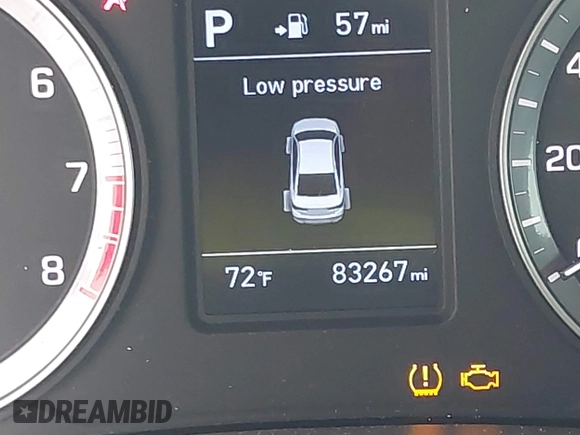 2019 Hyundai Sonata SE with VIN 5NPE24AF7KH751127, listed as a IAAI auction lot 41184221 with 83,267 mi miles and . Bid and sale history available at carsss.com. Image 15.