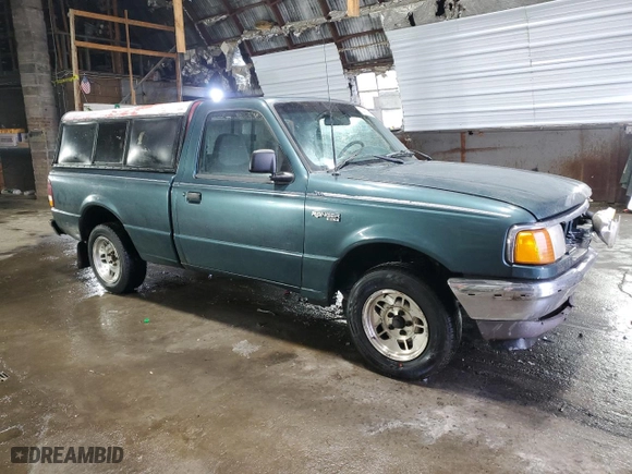1995 Ford Ranger Splash with VIN 1FTCR10A8STA46131, listed as a Copart auction lot 83876724 with 117,400 mi miles and Salvage Title. Bid and sale history available at carsss.com. Image 4.